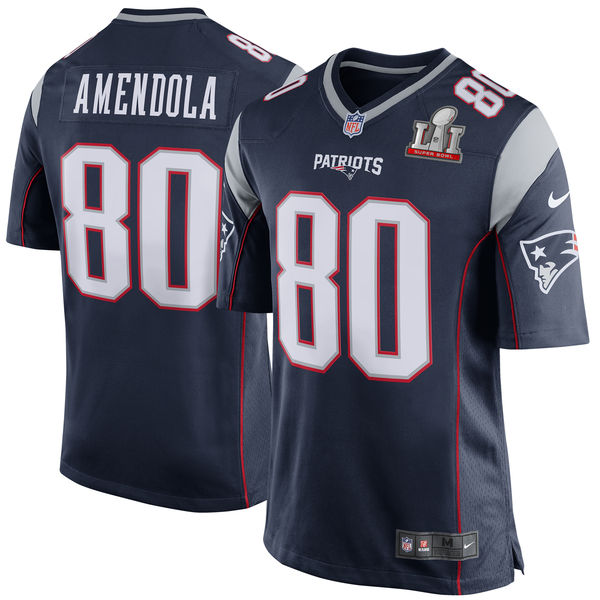 Danny Amendola New England Patriots Nike Super Bowl LI Bound Game Jersey - Navy